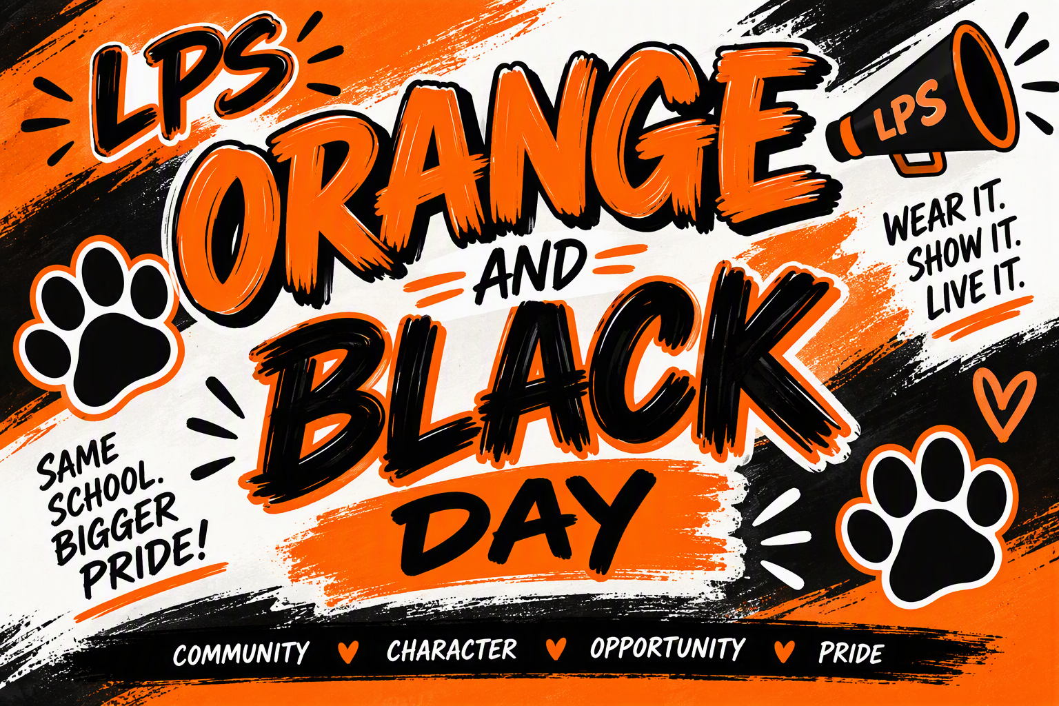 LPSOrangeand Black Day